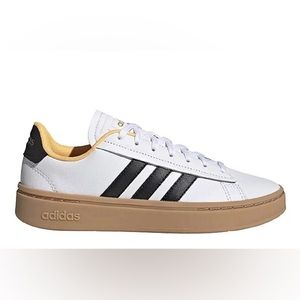 Size 9 - adidas Grand Court Alpha White Flash Orange 2022